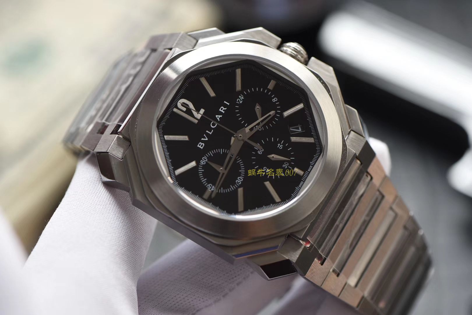 宝格丽OCTO系列102116 BGO41BSSDCH腕表【台湾厂一比一精高仿手表】 / BG028