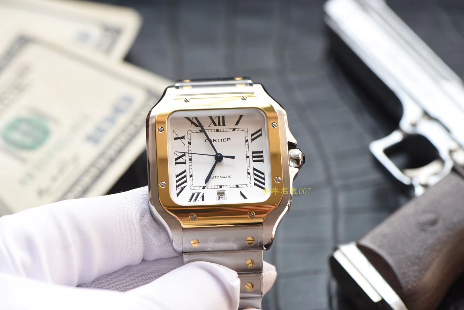 卡地亚山度士系列W2SA0006（大号）腕表【KOR一比一超A复刻高仿手表】 / K198