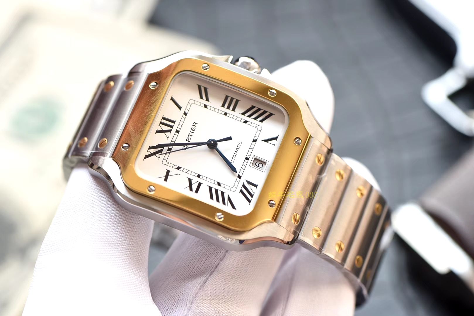 卡地亚山度士系列W2SA0006（大号）腕表【KOR一比一超A复刻高仿手表】 / K198