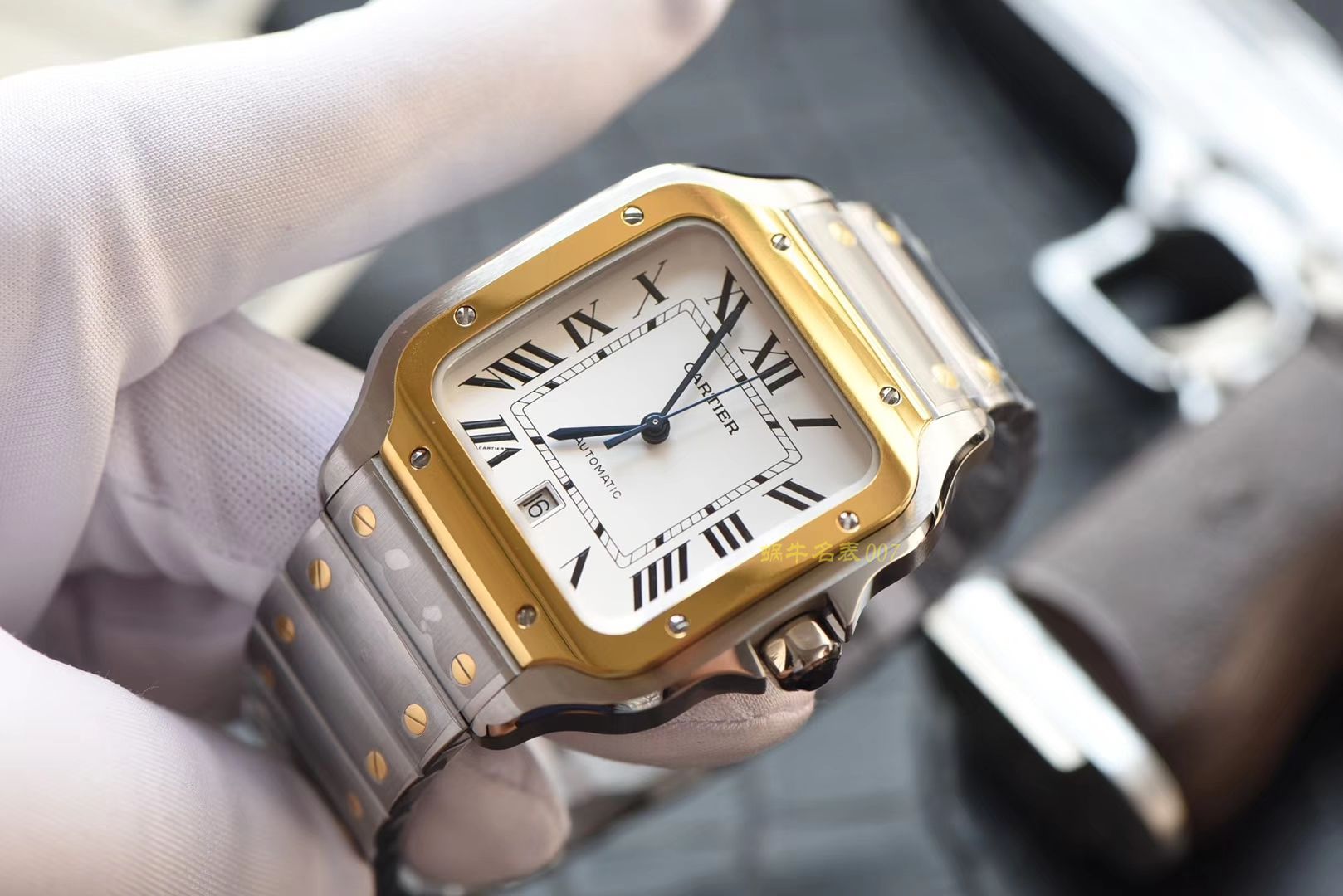 卡地亚山度士系列W2SA0006（大号）腕表【KOR一比一超A复刻高仿手表】 / K198