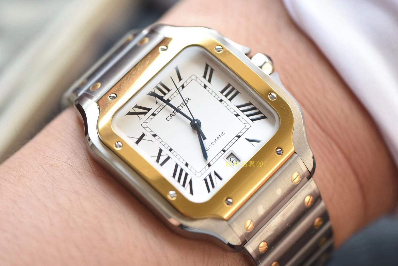 卡地亚山度士系列W2SA0006（大号）腕表【KOR一比一超A复刻高仿手表】 / K198