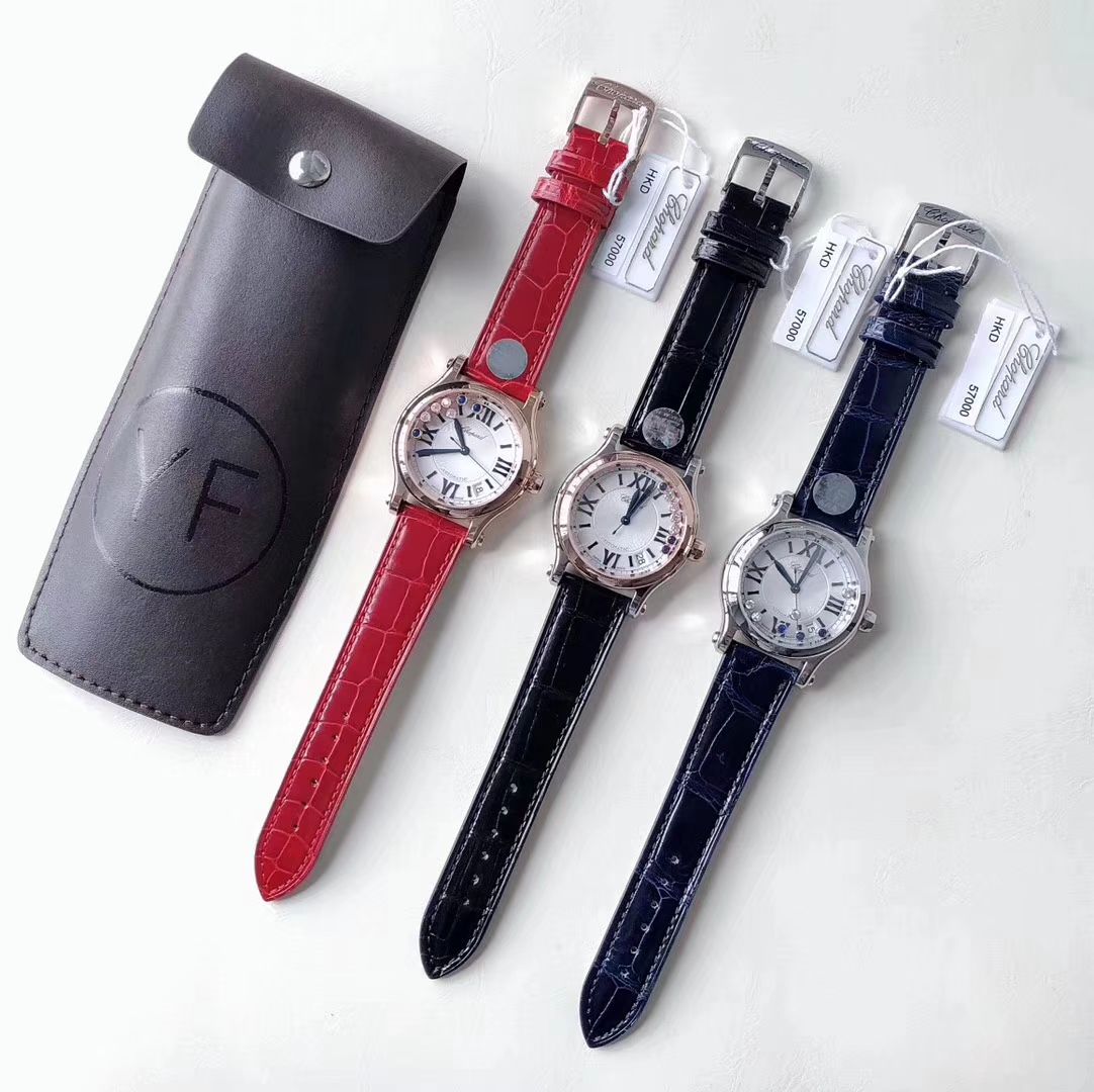 萧邦 HAPPY SPORT MEDIUM AUTOMATIC系列 278559-3001 顶级复刻高仿女士手表 / XB015