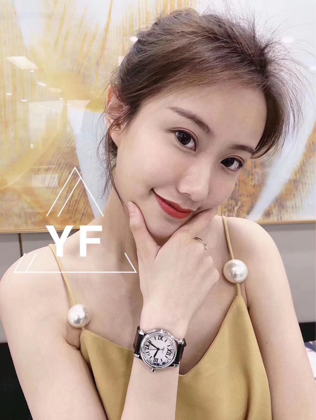 萧邦 HAPPY SPORT MEDIUM AUTOMATIC系列 278559-3001 顶级复刻高仿女士手表 / XB015