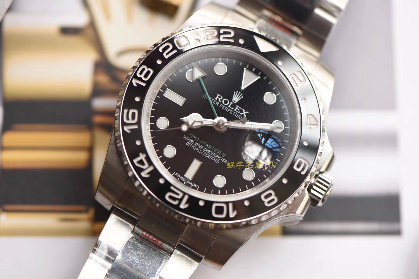 劳力士格林尼治型II系列116710LN-78200腕表(绿针)【DJ一比一复刻高仿手表】 / R291