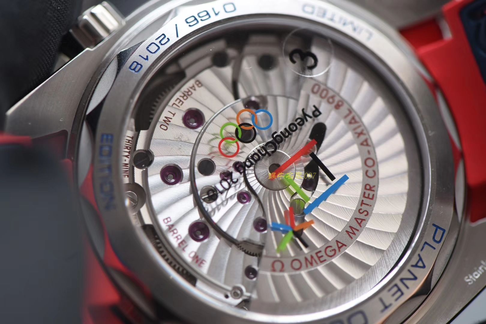 欧米茄特别系列522.32.44.21.03.001腕表【VS欧米茄百事可乐平昌冬奥会纪念版复刻高仿手表】 / M353