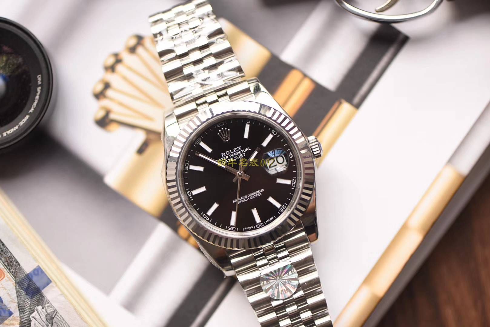 【AR一比一超A高精仿手表】劳力士日志型系列116334-黑盘腕表 / R257