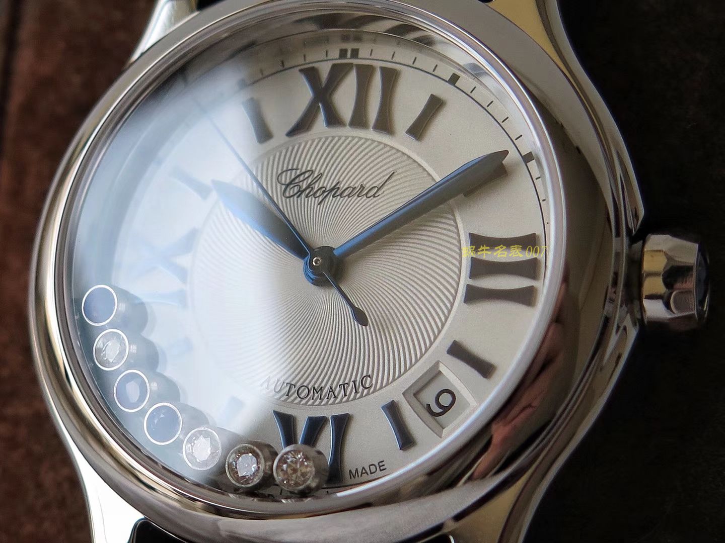 萧邦 HAPPY SPORT MEDIUM AUTOMATIC系列 278559-3001 顶级复刻高仿女士手表 / XB015