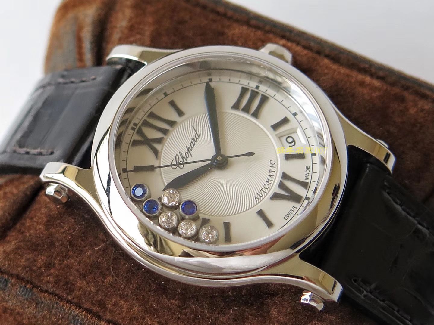 萧邦 HAPPY SPORT MEDIUM AUTOMATIC系列 278559-3001 顶级复刻高仿女士手表 / XB015