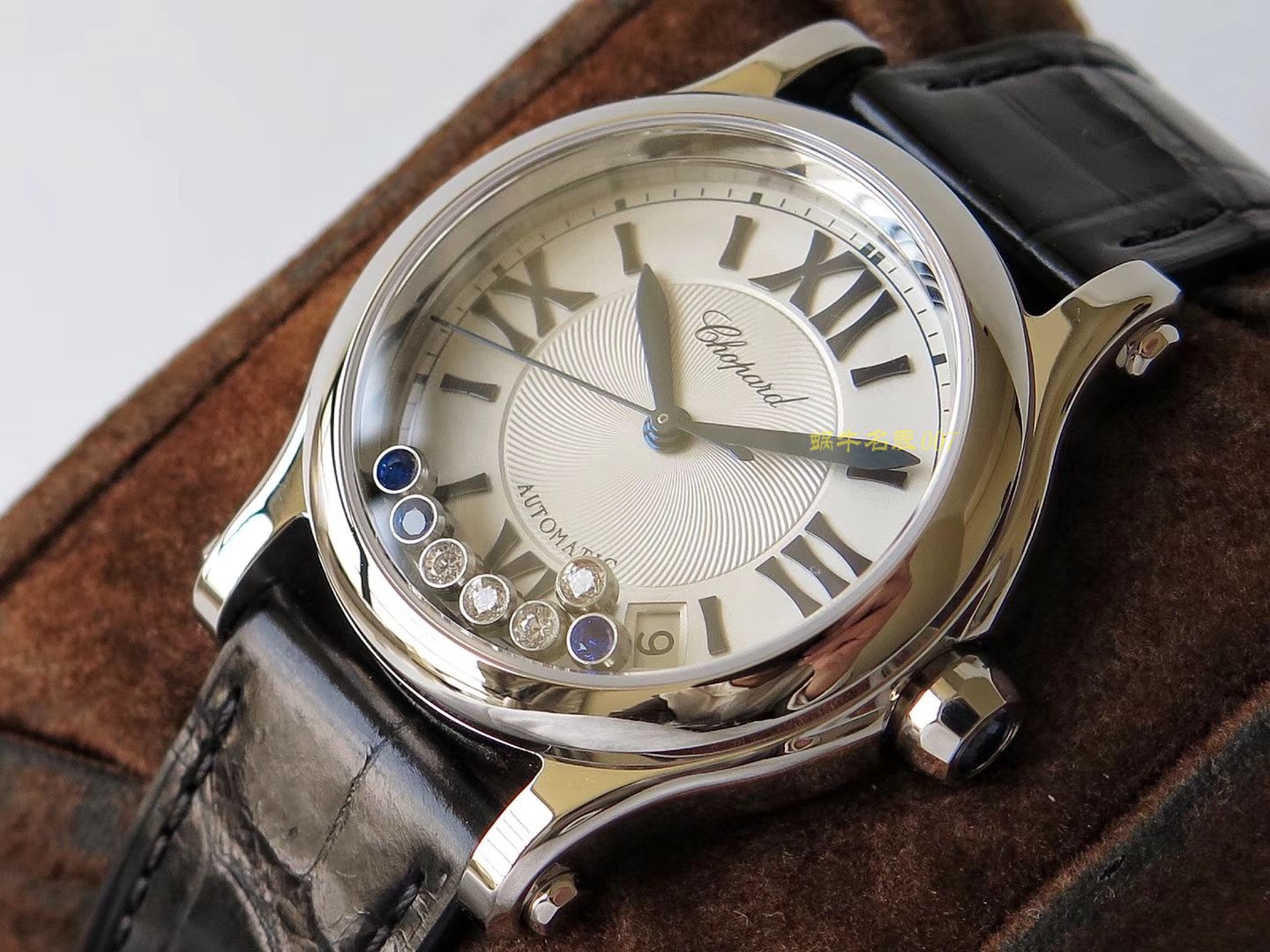 萧邦 HAPPY SPORT MEDIUM AUTOMATIC系列 278559-3001 顶级复刻高仿女士手表 / XB015