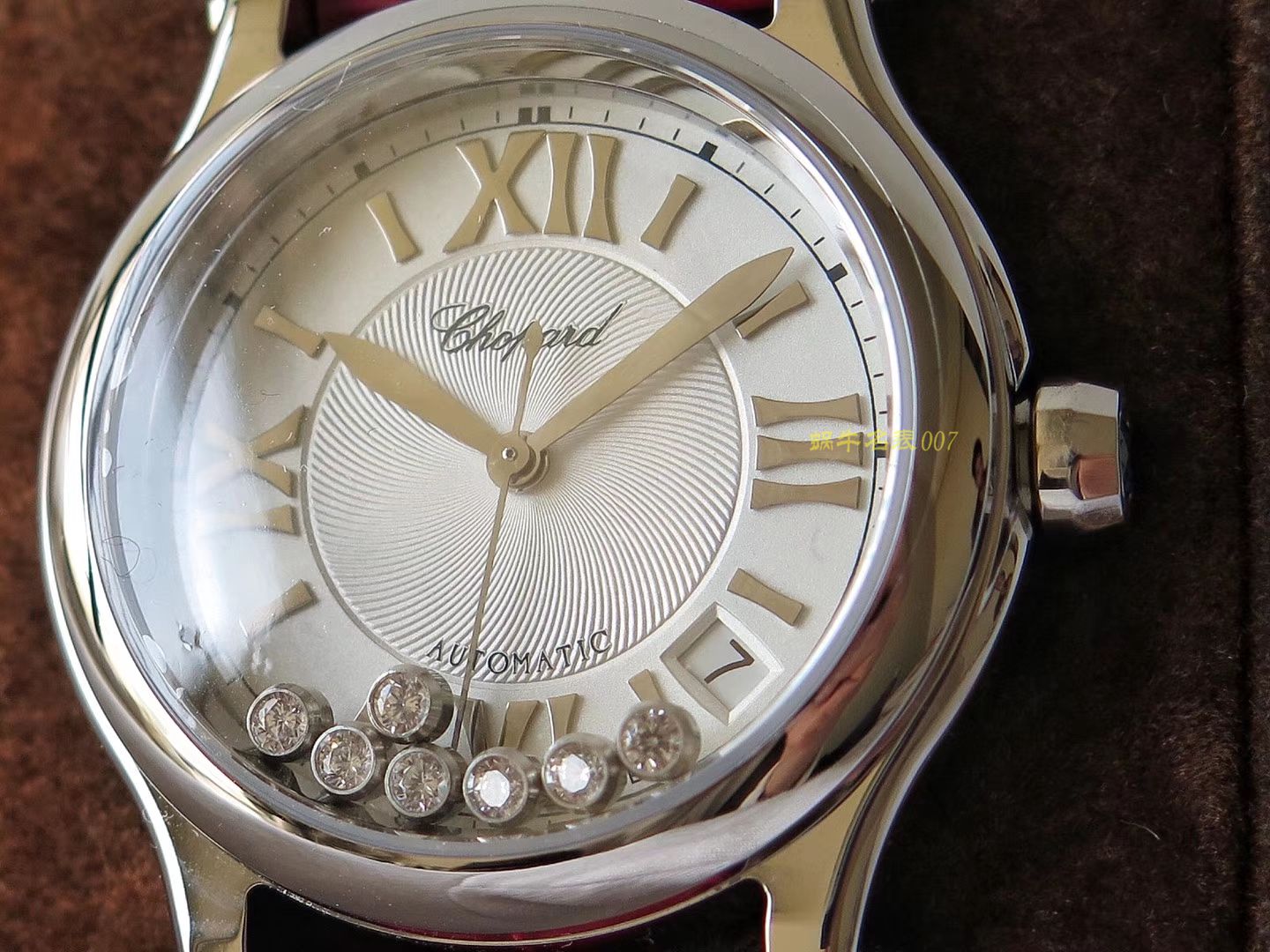 萧邦 HAPPY SPORT MEDIUM AUTOMATIC系列 278559-3001 顶级复刻高仿女士手表 / XB015