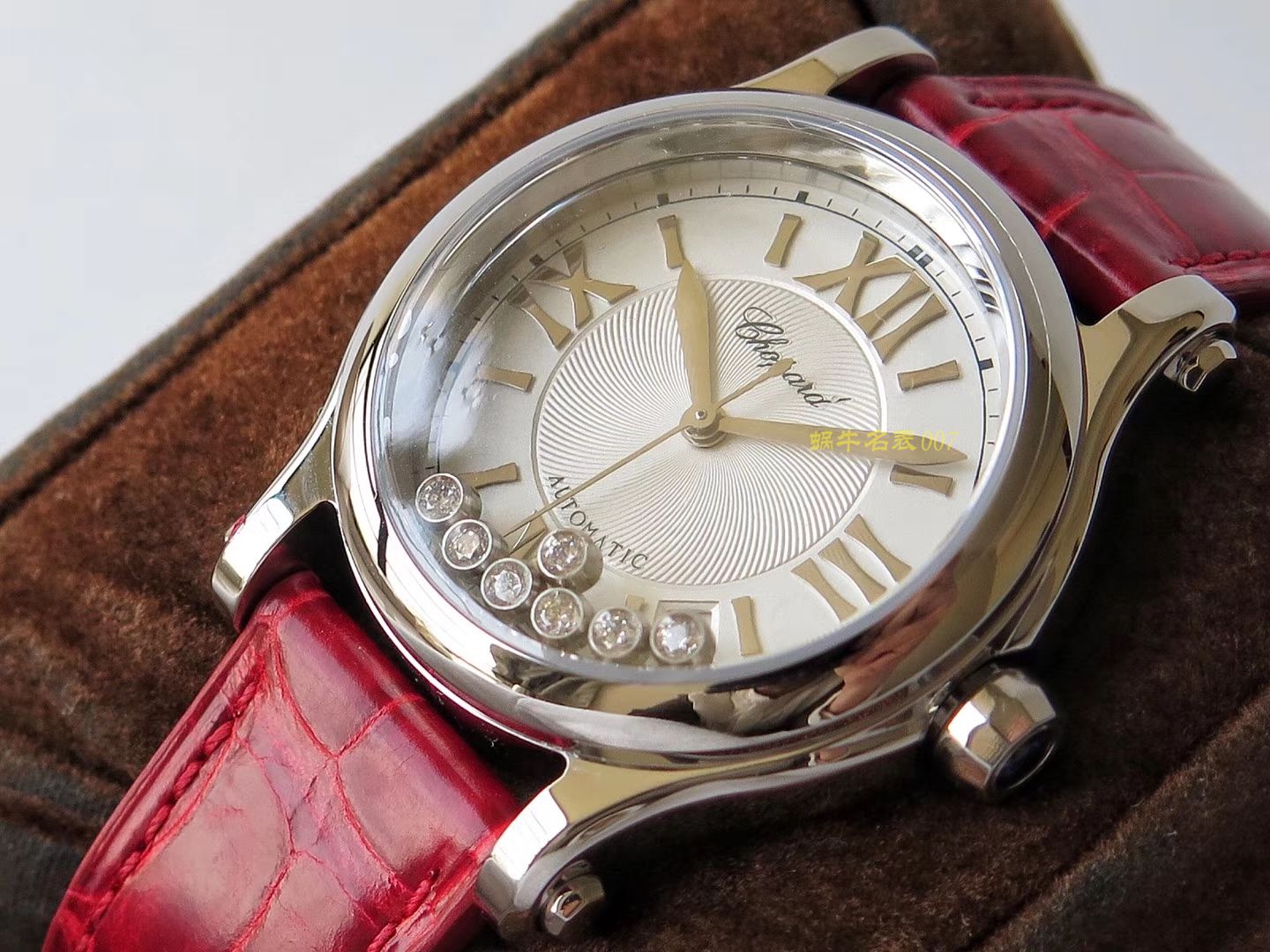 萧邦 HAPPY SPORT MEDIUM AUTOMATIC系列 278559-3001 顶级复刻高仿女士手表 / XB015