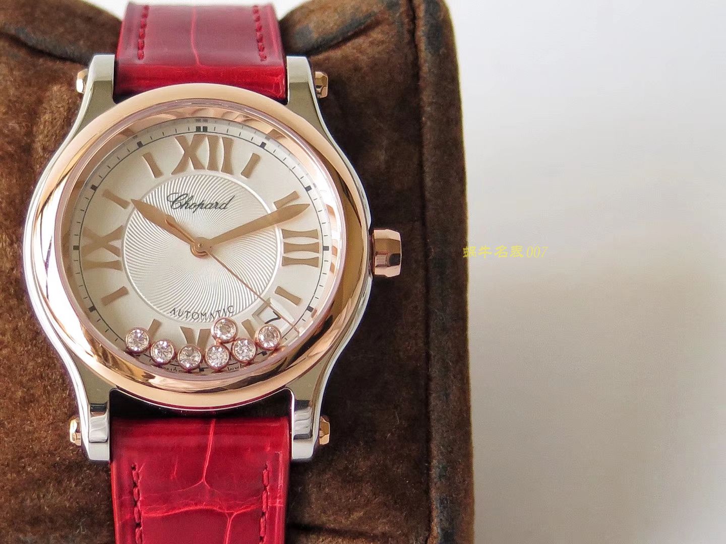 萧邦 HAPPY SPORT MEDIUM AUTOMATIC系列 278559-3001 顶级复刻高仿女士手表 / XB015