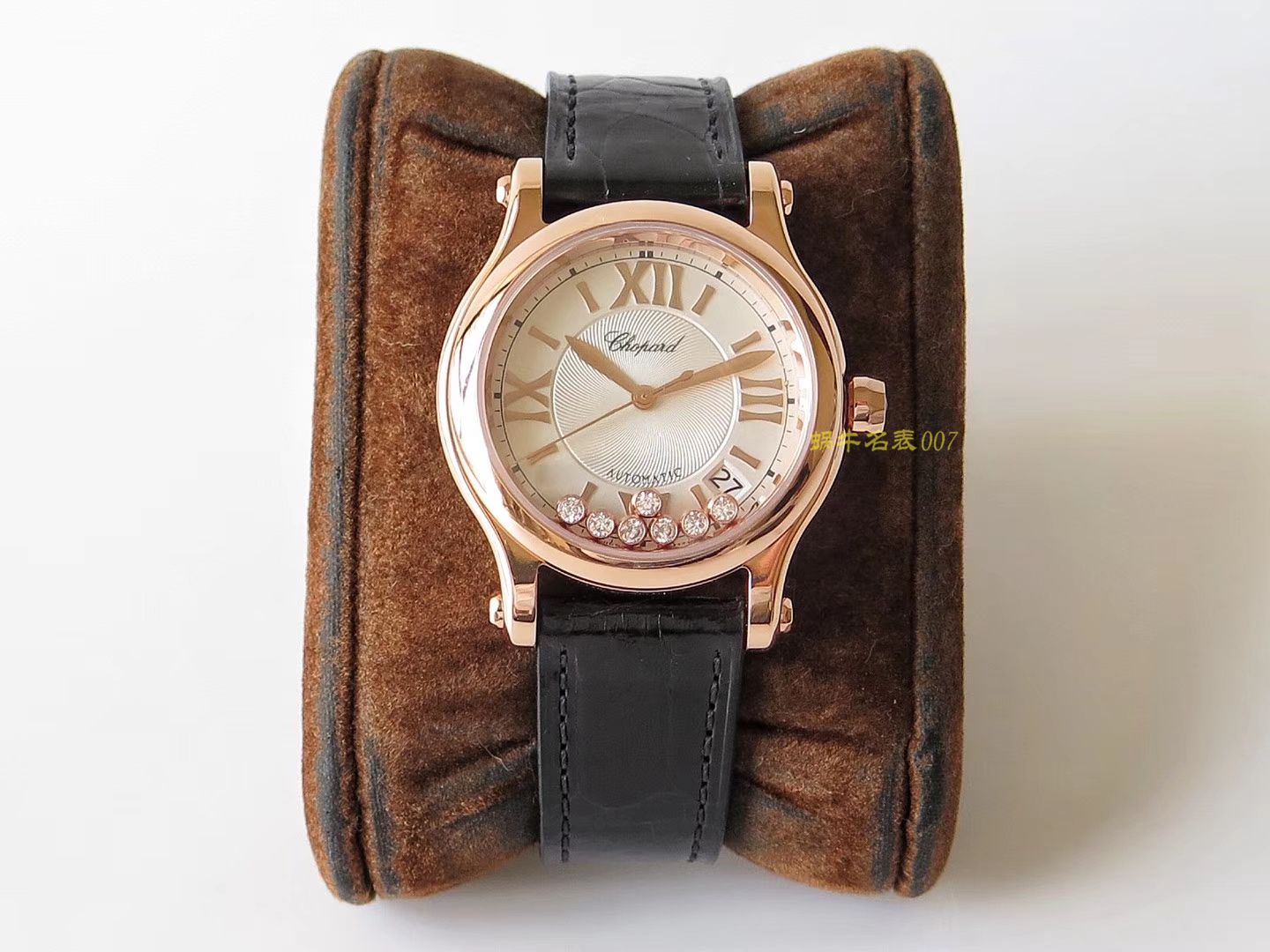 萧邦 HAPPY SPORT MEDIUM AUTOMATIC系列 278559-3001 顶级复刻高仿女士手表 / XB015