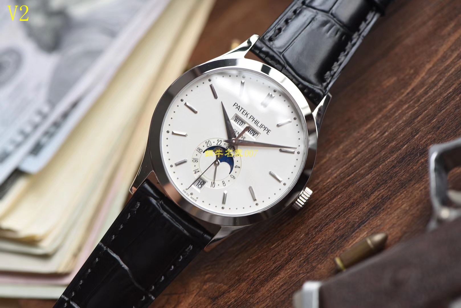【台湾厂一比一高精仿手表】百达翡丽复杂功能计时系列5396G-011男表 / BD170