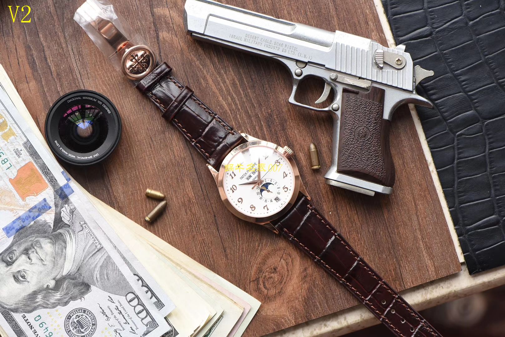 【台湾厂一比一超A高仿手表】百达翡丽复杂功能计时系列5396R-012月相腕表 / BD208