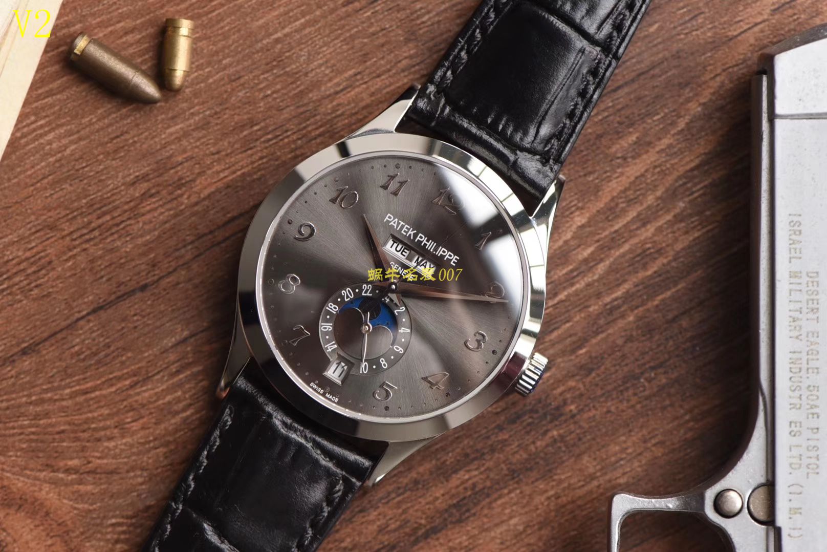 【台湾厂一比一高精仿手表】百达翡丽复杂功能计时系列5396G-014腕表 / BD175