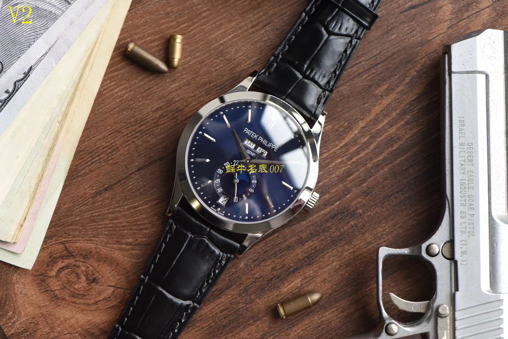 【台湾厂1:1高仿手表】百达翡丽复杂功能计时系列5396G-014男表 / BD173