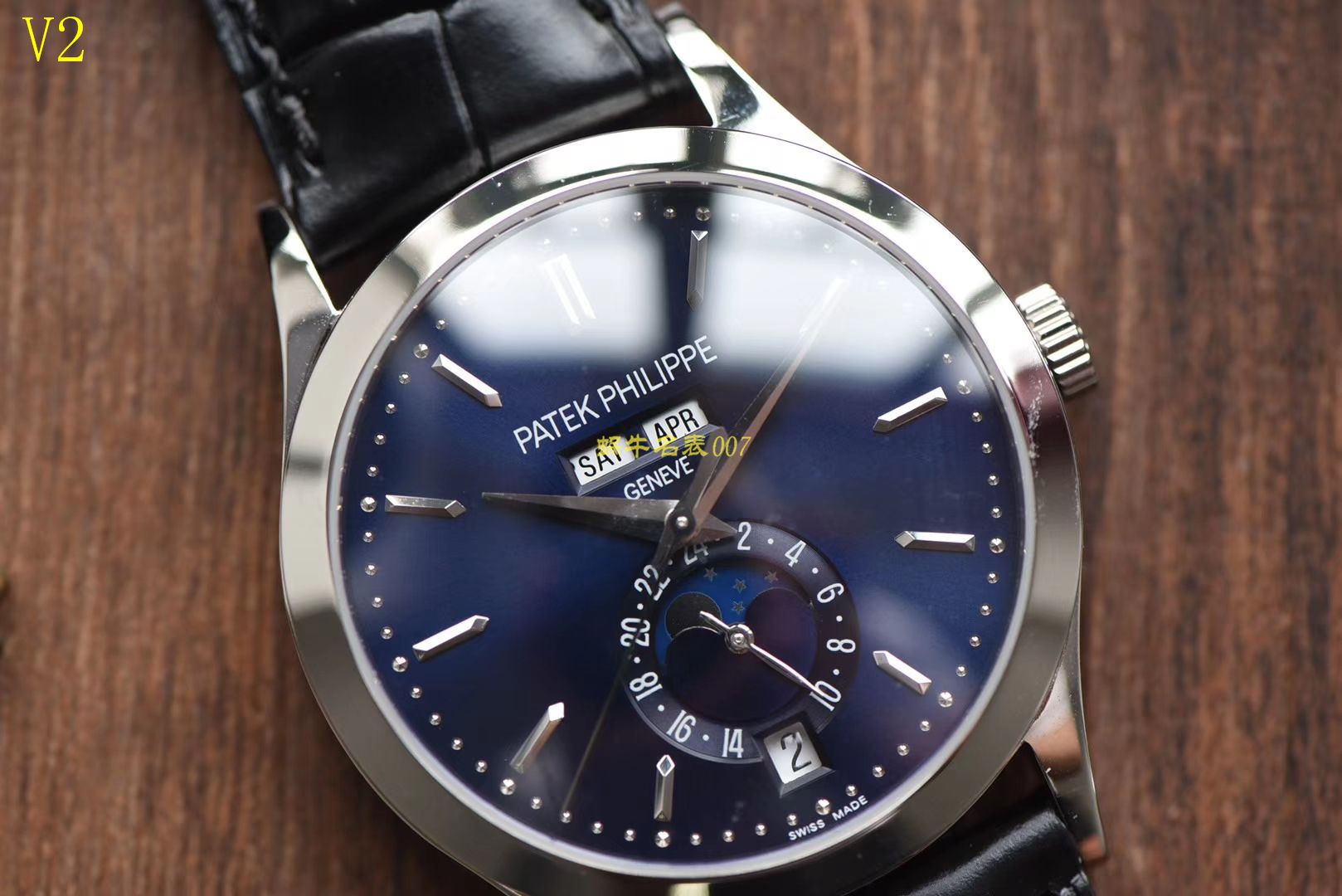 【台湾厂1:1高仿手表】百达翡丽复杂功能计时系列5396G-014男表 / BD173