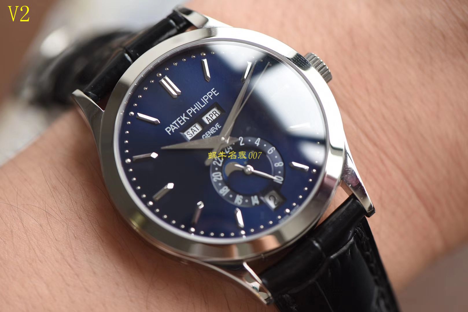 【台湾厂1:1高仿手表】百达翡丽复杂功能计时系列5396G-014男表 / BD173