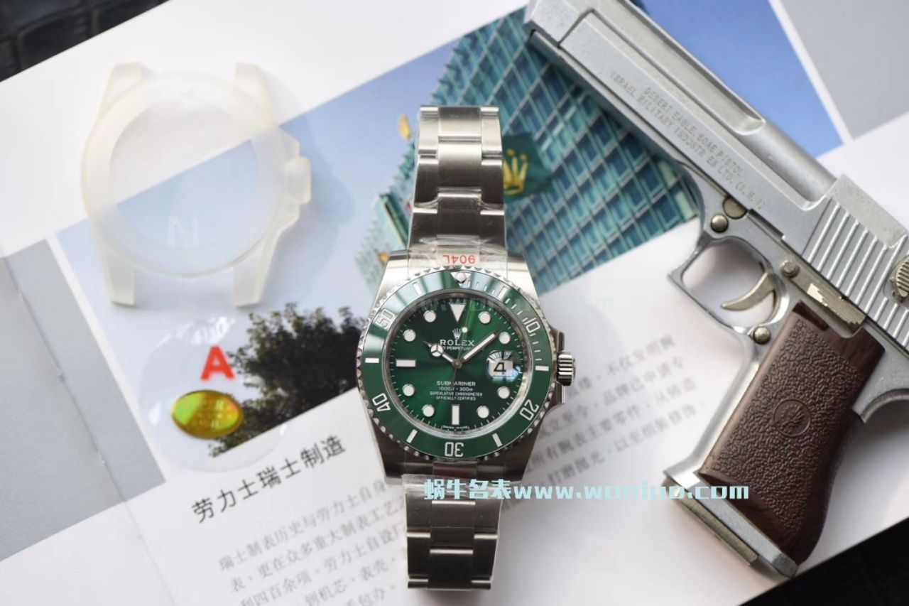 【NOOB厂V9版本一比一超A复刻高仿手表】劳力士潜航者型系列116610LV-97200 绿盘腕表【劳力士绿水鬼】、劳力士潜航者型系列116610LN-97200 黑盘腕表(黑水鬼) / R295