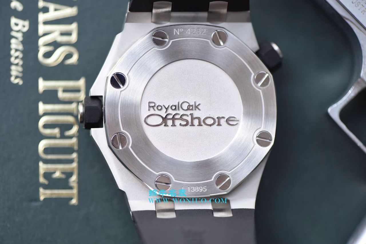 【JF一比一超A高仿】视频评测爱彼皇家橡树离岸型系列15703ST.OO.A002CA.01腕表，全新V9S超强版正式闪亮登场 / AP156