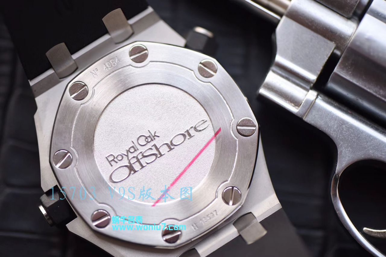 【JF一比一超A高仿】视频评测爱彼皇家橡树离岸型系列15703ST.OO.A002CA.01腕表，全新V9S超强版正式闪亮登场 / AP156
