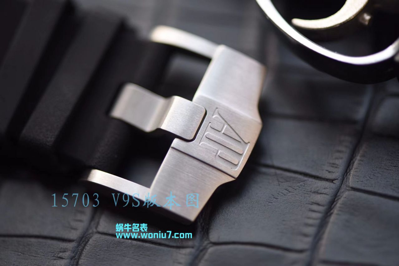 【JF一比一超A高仿】视频评测爱彼皇家橡树离岸型系列15703ST.OO.A002CA.01腕表，全新V9S超强版正式闪亮登场 / AP156