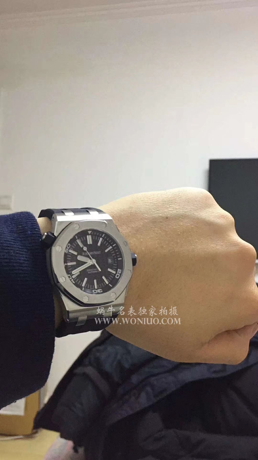 【JF一比一超A高仿】视频评测爱彼皇家橡树离岸型系列15703ST.OO.A002CA.01腕表，全新V9S超强版正式闪亮登场 / AP156