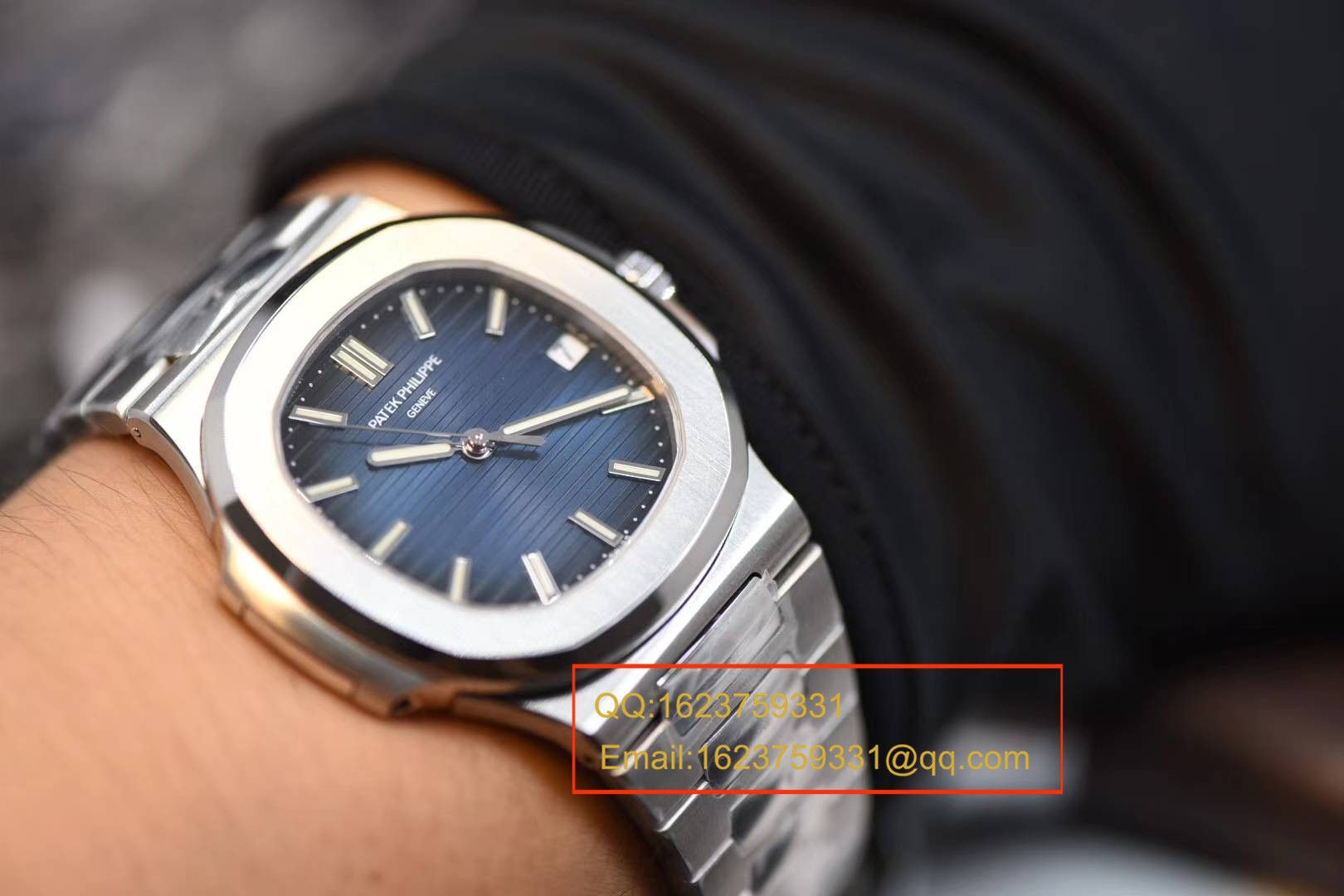 视频评测百达翡丽运动系列5711/1A 010 不锈钢腕表(鹦鹉螺钢王)【PF一比一超A高仿手表】 / BD232