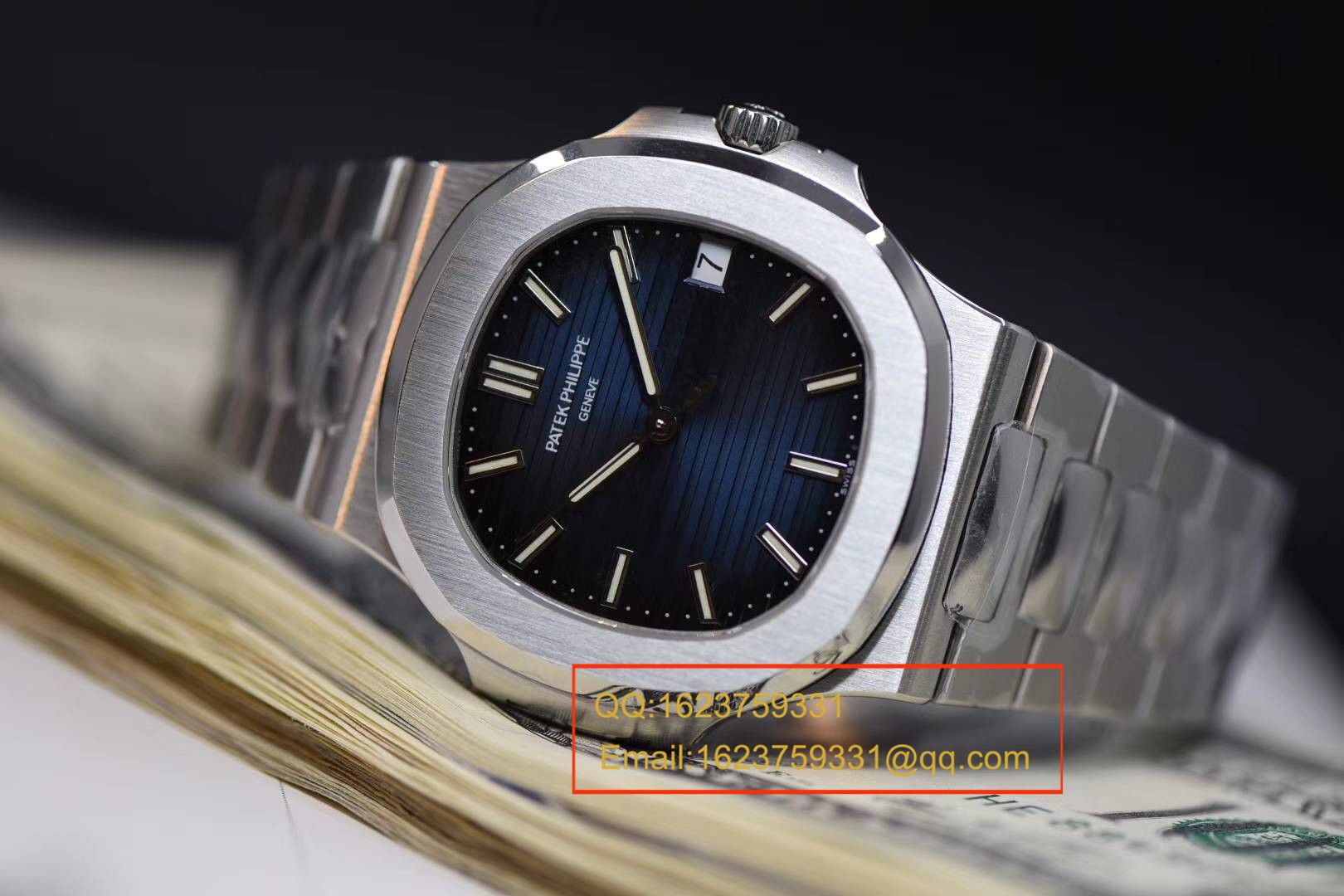 视频评测百达翡丽运动系列5711/1A 010 不锈钢腕表(鹦鹉螺钢王)【PF一比一超A高仿手表】 / BD232