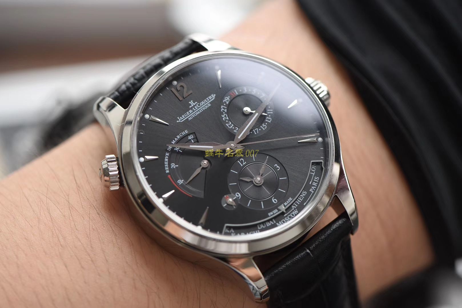 TWA 一比一高仿手表 V2版本积家地理学家大师系列 Q1428421，Q1422421全新升级 多功能腕表  / JJ129