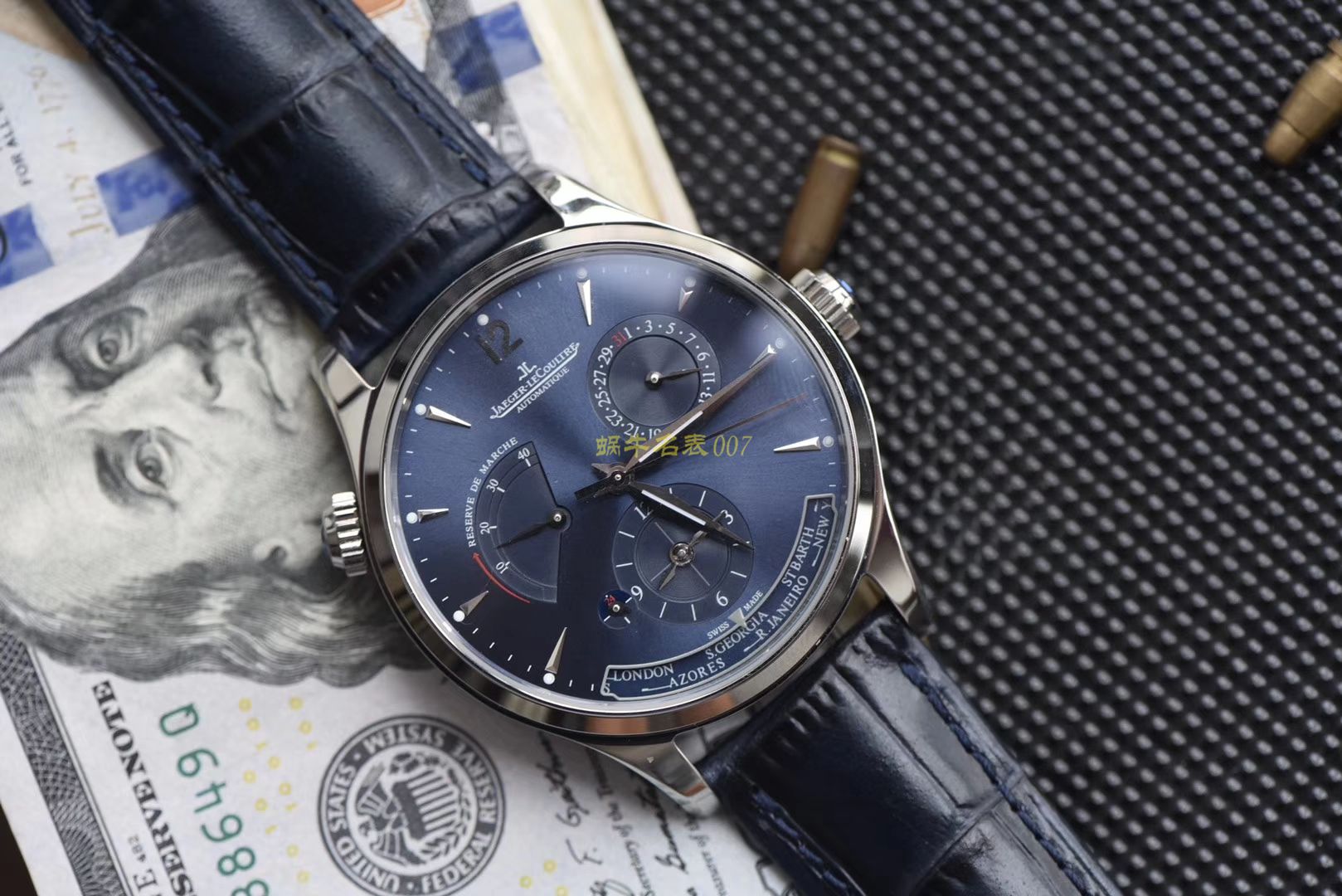 TWA 一比一高仿手表 V2版本积家地理学家大师系列 Q1428421，Q1422421全新升级 多功能腕表  / JJ129