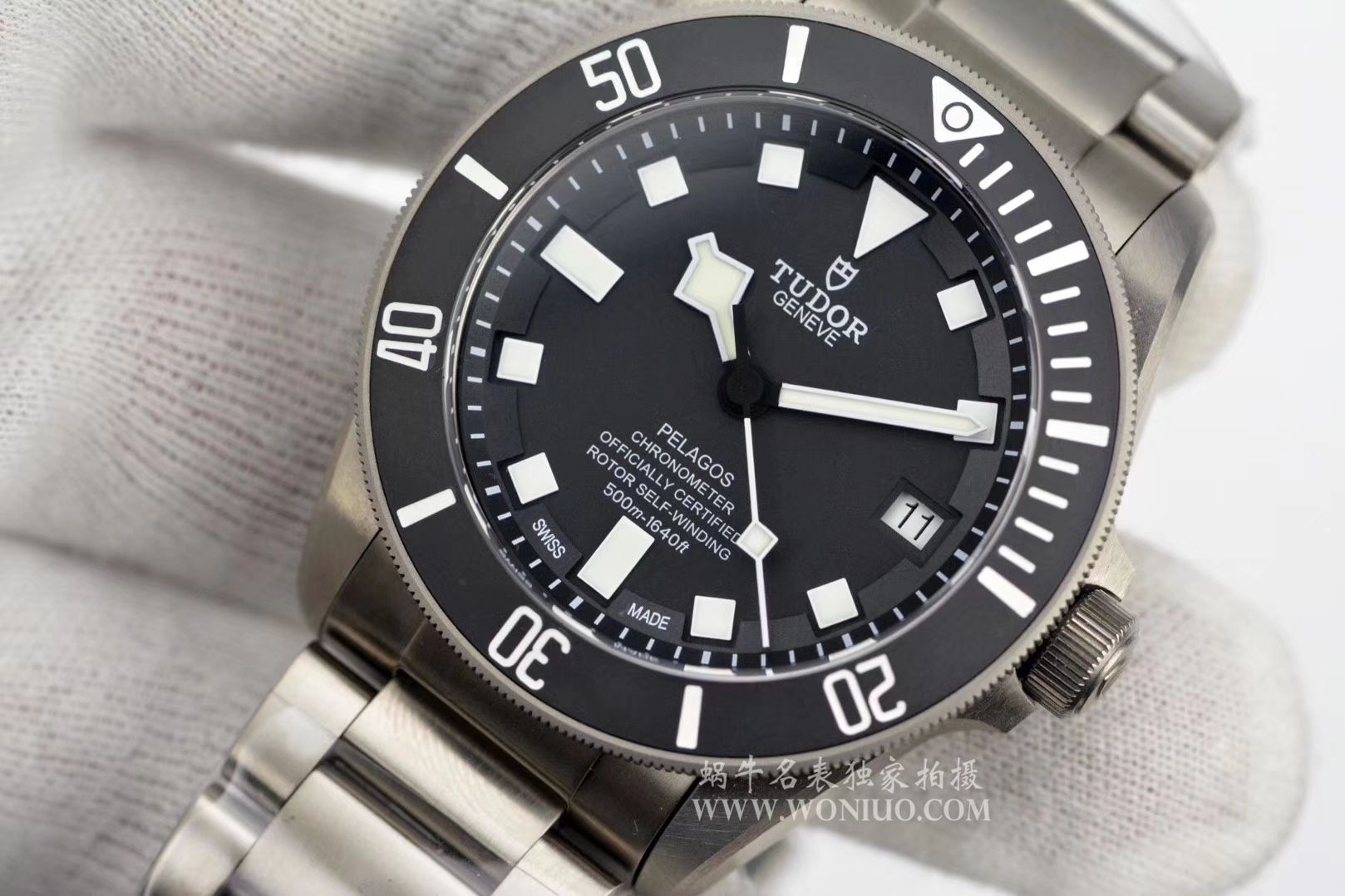 帝舵PELAGOS系列25500TN 钛金属表带腕表【XF一比一复刻高仿黑钛土豆黑面战斧V3版本】 / DT007AMM