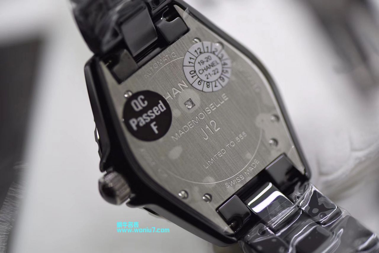 视频评测KOR出品顶级复刻高仿香奈儿 J12 Coco小姐 限定版MADEMOISELLE女士腕表 / X037MM