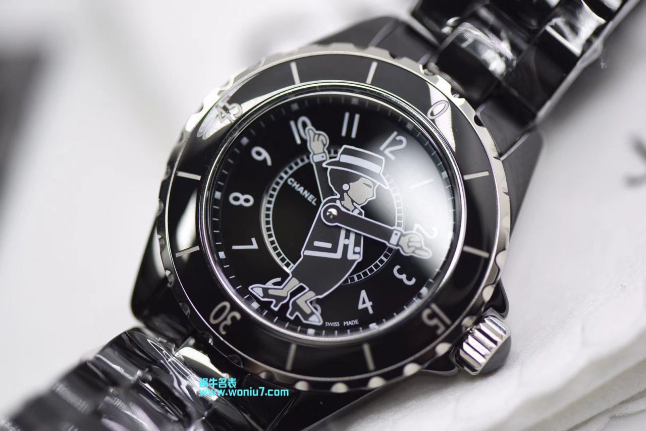 视频评测KOR出品顶级复刻高仿香奈儿 J12 Coco小姐 限定版MADEMOISELLE女士腕表 / X037MM