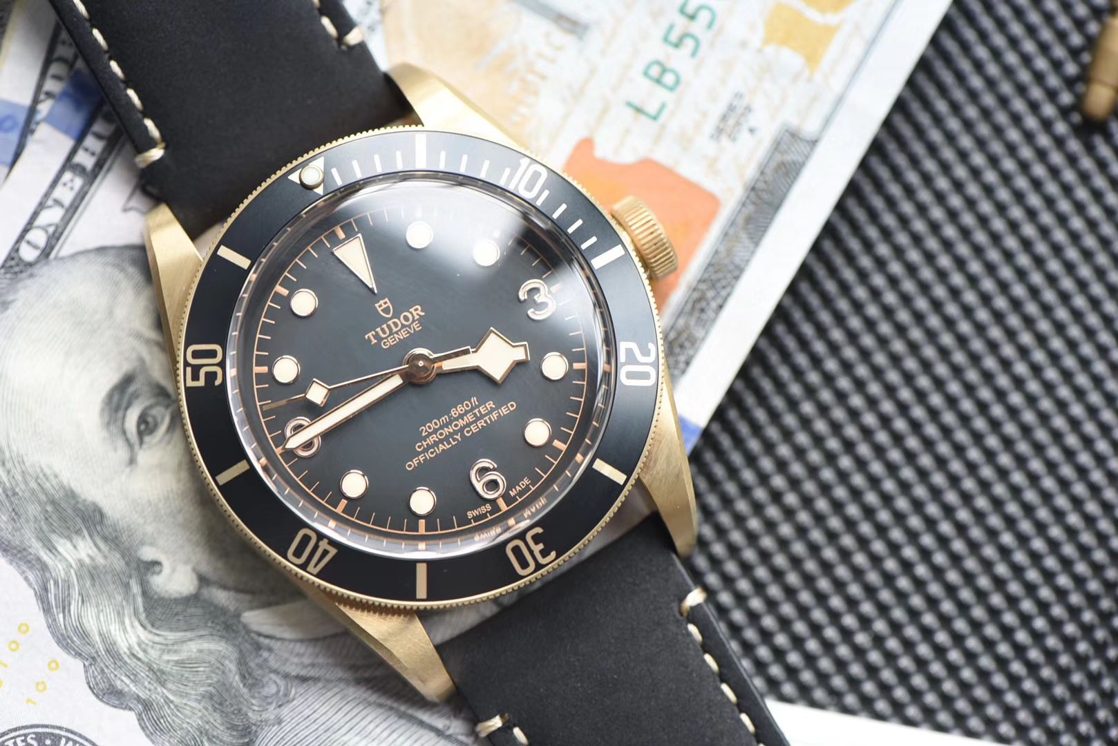 帝舵碧湾系列M79250BA-0001腕表一比一超A高精仿手表【XF新品首发：贝克汉姆同款－最新帝驼碧湾青铜型－小铜盾】 / DT033