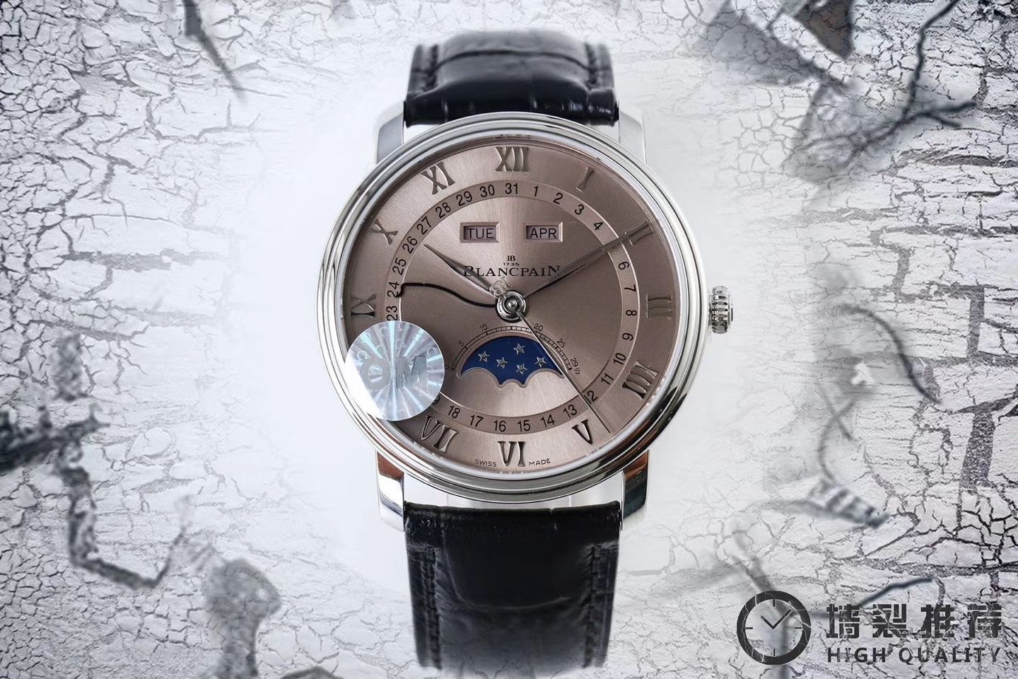 视频评测宝珀经典系列6654-1127-55B腕表OM一比一高精仿手表 / BP022MM