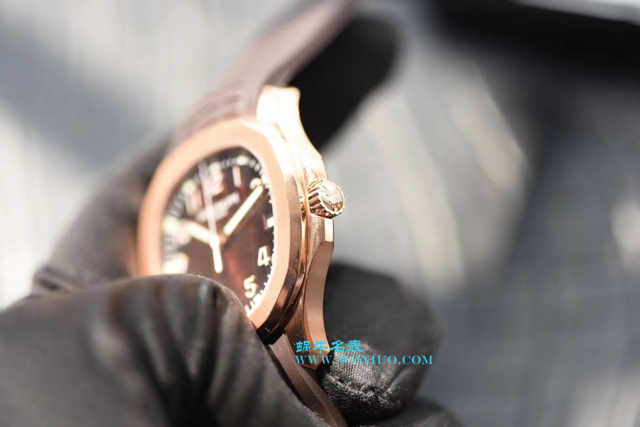 视频评测百达翡丽AQUANAUT系列5167R-001腕表一比一复刻高仿手表【复刻届最薄的5167手雷款 PF震撼出品 百达翡丽“手雷”】 / BD158MA