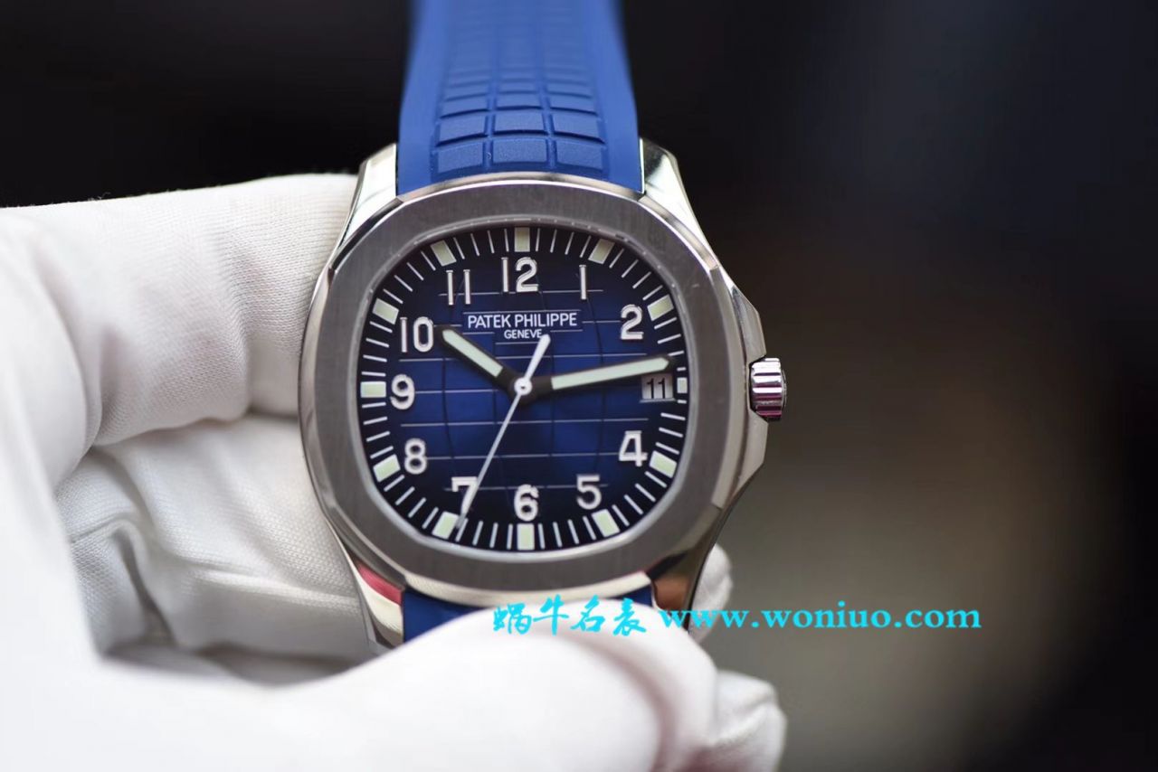 【视频评测PF一比一超A高仿手表】百达翡丽AQUANAUT系列5168G-001腕表 / BD158MB