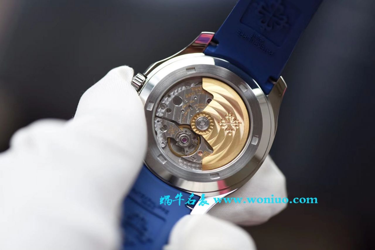 【视频评测PF一比一超A高仿手表】百达翡丽AQUANAUT系列5168G-001腕表 / BD158MB