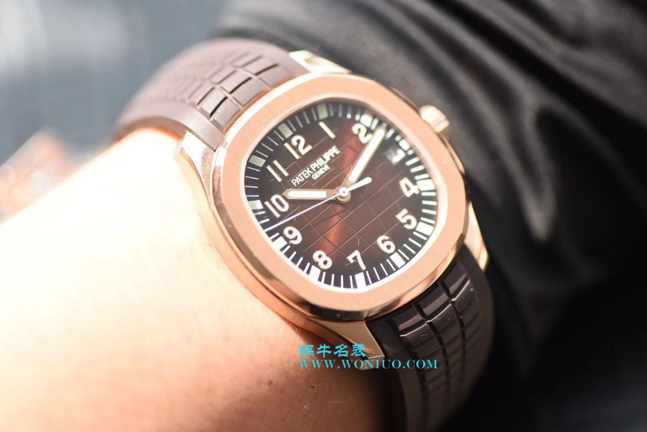视频评测百达翡丽AQUANAUT系列5167A-001腕表【PF一比一精高仿百达翡丽手雷手表】 / BD158MM
