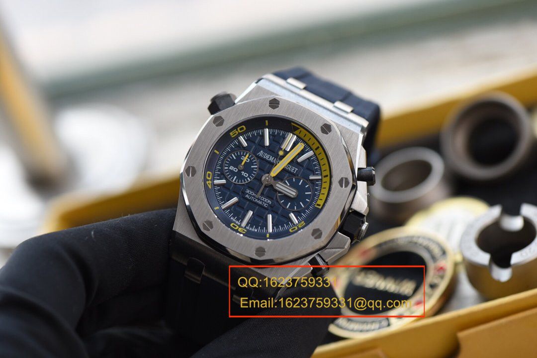 视频评测JF厂一比一超A高仿爱彼皇家橡树离岸型系列26703ST.OO.A027CA.01腕表/爱彼蓝莓 / APCB029MM