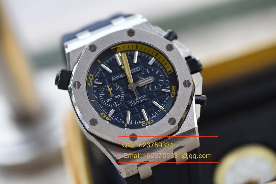 视频评测JF厂一比一超A高仿爱彼皇家橡树离岸型系列26703ST.OO.A027CA.01腕表/爱彼蓝莓 / APCB029MM