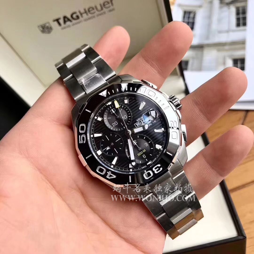 视频评测泰格豪雅竞潜系列原单计时机械表泰格豪雅竞潜系列CAY211B.BA0927，CAY211A.BA0927腕表 / TG034MM