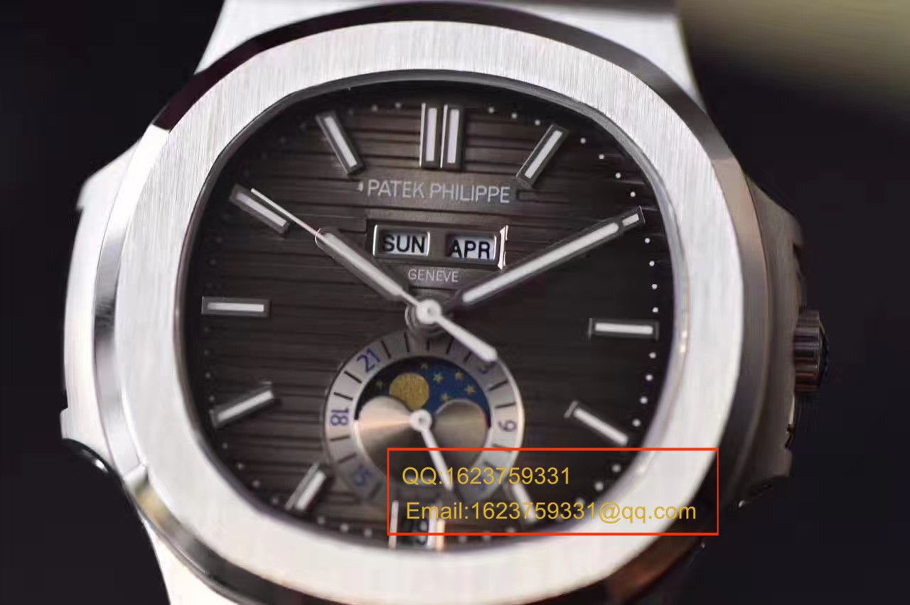 视频评测百达翡丽Nautilus运动系列5726/1A-001腕表【KM一比一超A高仿鹦鹉螺V2版本】 / BD200MM