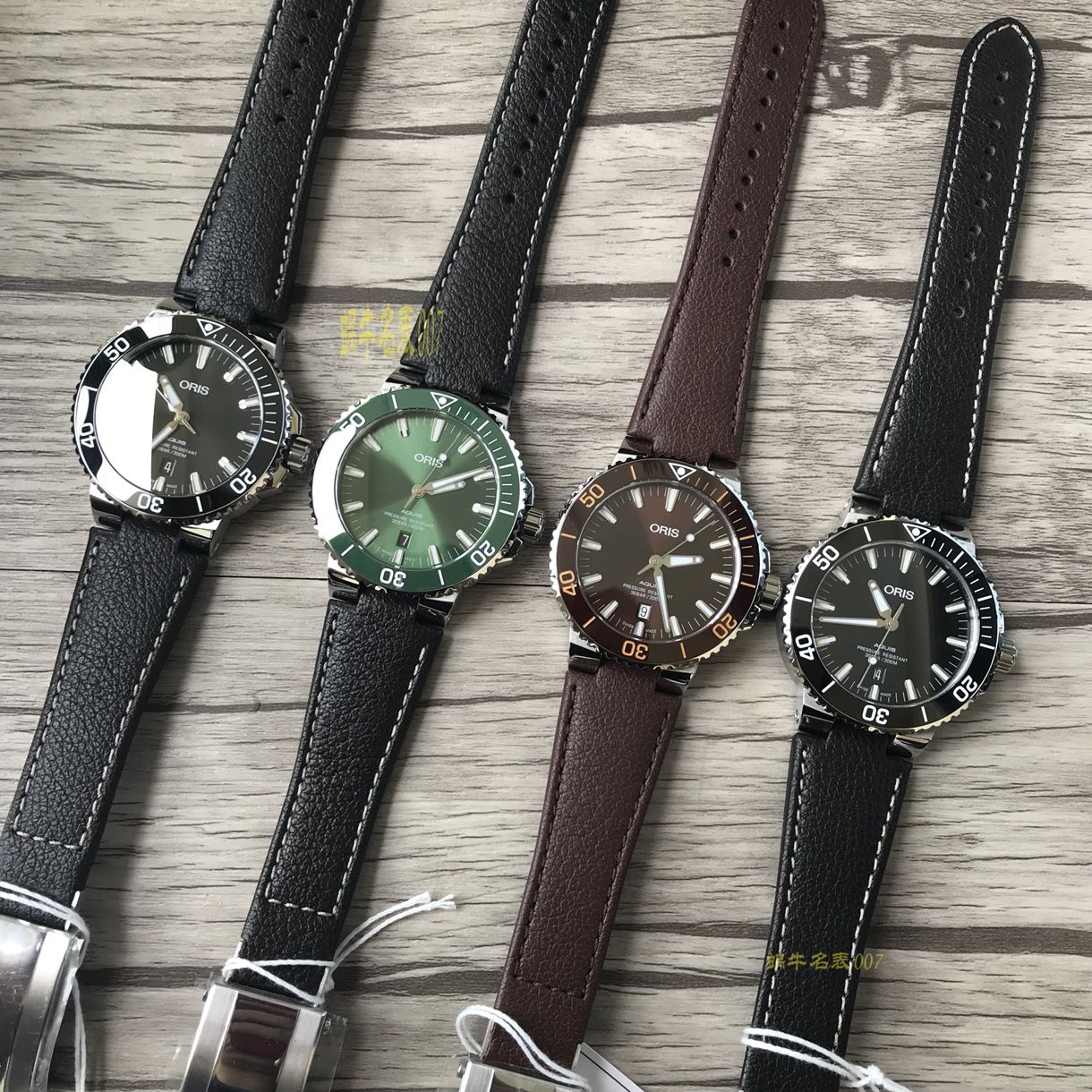 【渠道原单，多面可选】豪利时潜水系列01 733 7730 4159-07 4 24 64EB腕表 / OB006