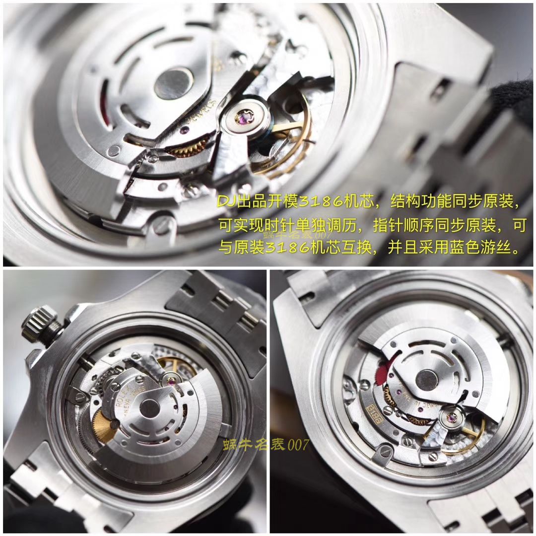 【视频讲解】劳力士格林尼治型II系列m126710blnr-0002腕表【DJ一比一复刻最新升级克隆高仿3186机芯劳力士格林尼治型I二代黑篮圈】 / R300