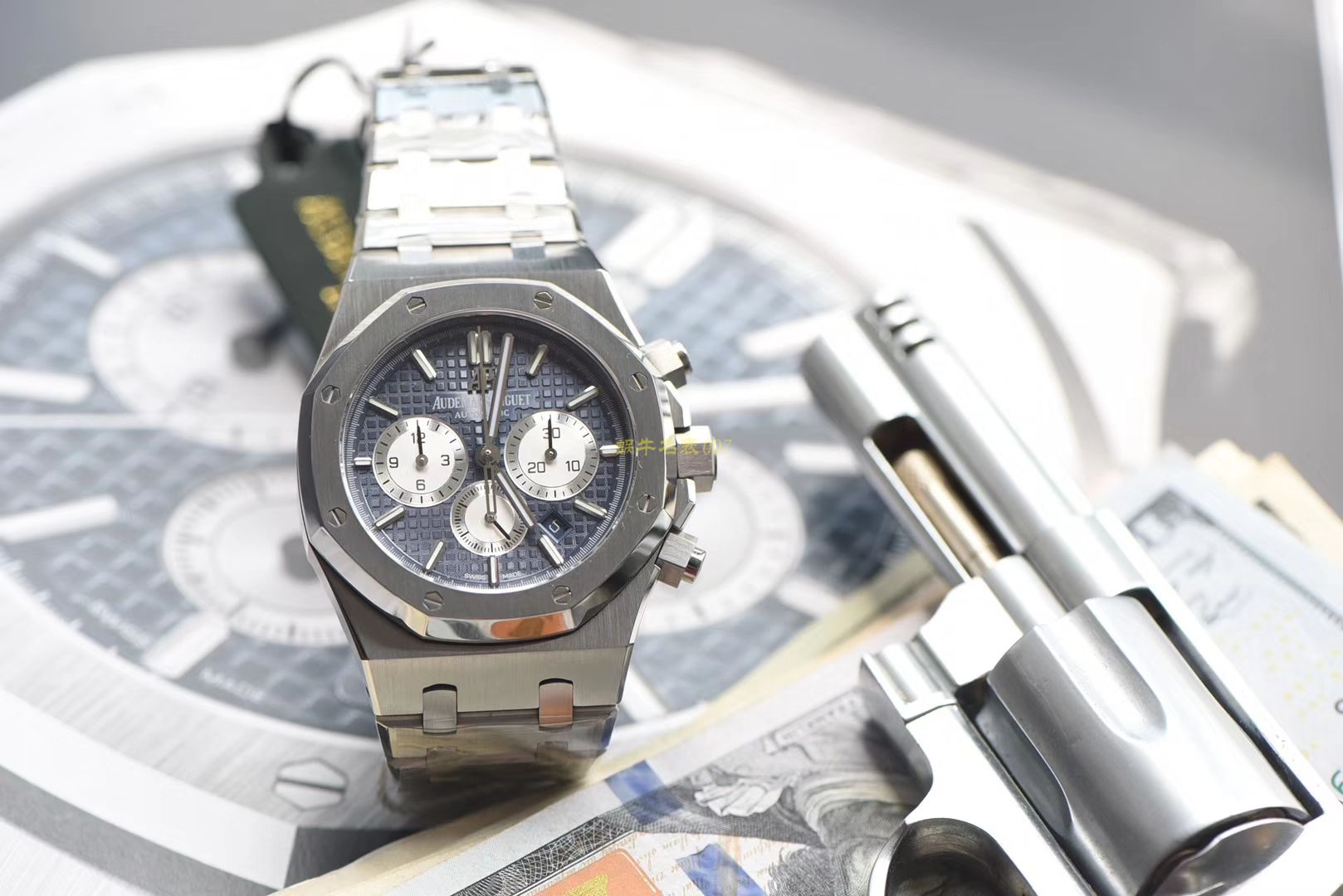 视频评测爱彼皇家橡树系列26331ST.OO.1220ST.01腕表一比一高仿手表【OM厂皇家橡树计时】 / AP158