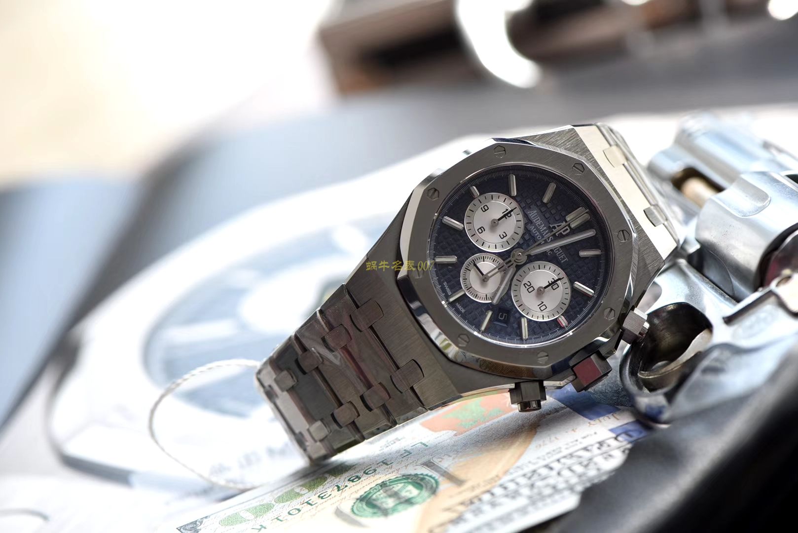 视频评测爱彼皇家橡树系列26331ST.OO.1220ST.01腕表一比一高仿手表【OM厂皇家橡树计时】 / AP158