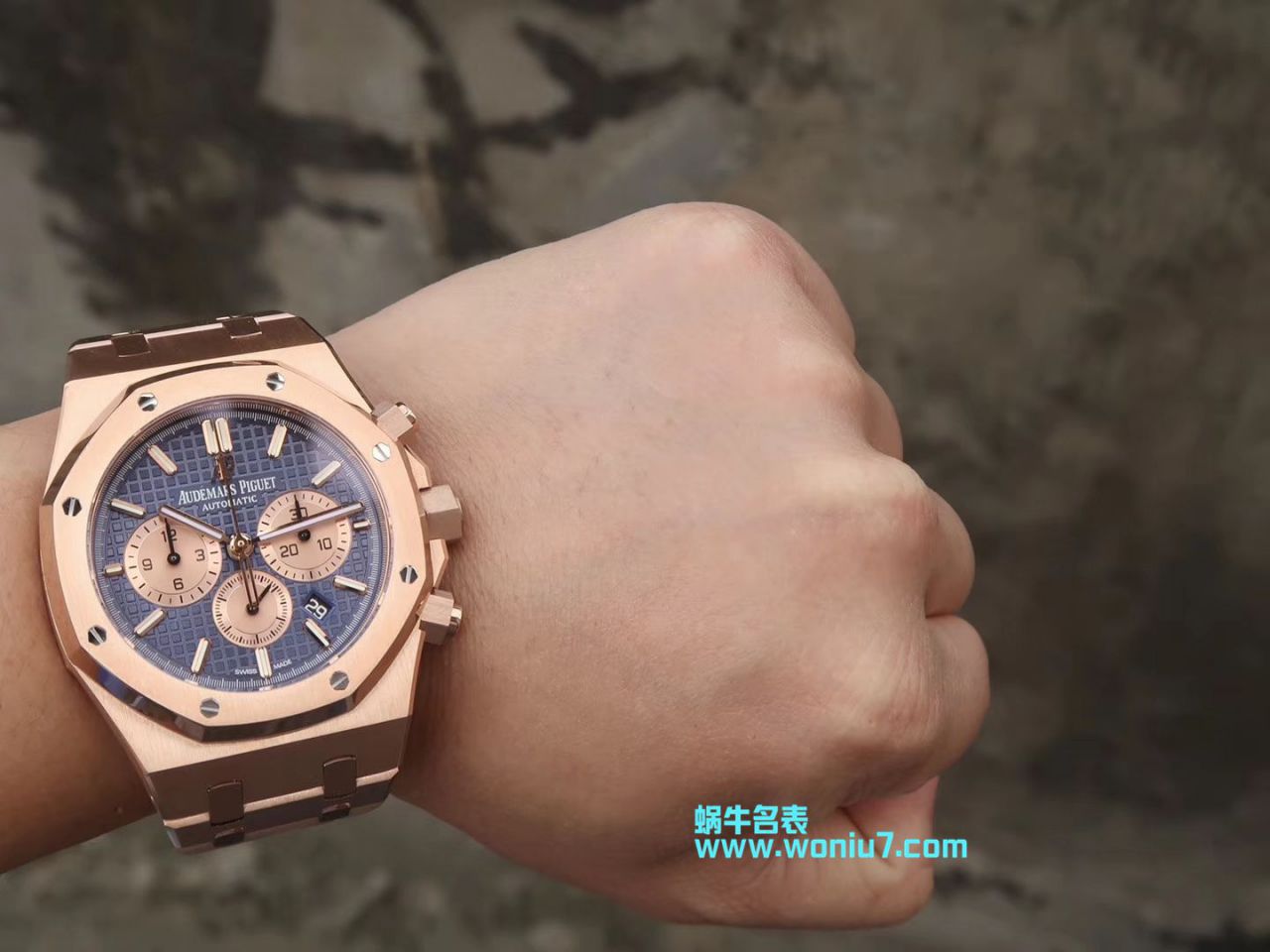 视频评测爱彼皇家橡树系列26331ST.OO.1220ST.01腕表一比一高仿手表【OM厂皇家橡树计时】 / AP158